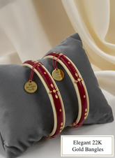 22k Gold Rawdi Bangles - Versatile for Every Occasion
