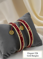 22k Gold Rawdi Bangles - Versatile for Every Occasion