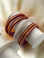 22k Gold Chip Chudi Bangles - Crafted for Daily Luxury & Timeless Elegance 4 Pcs