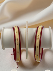 22k Gold Rawdi Bangles - Versatile for Every Occasion