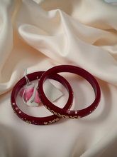 Exquisite Elegance: 22K Gold Fancy Teliya Lightweight Bangles (Set of 2)