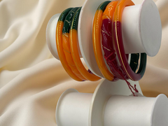 22k Lightweight Gold Bangle Variya Set