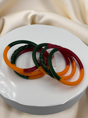 22k Lightweight Gold Bangle Variya Set