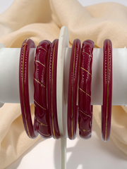 22k Lightweight Gold Bangle Variya Set