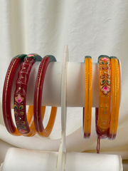 22k Lightweight Gold Bangle Variya Set