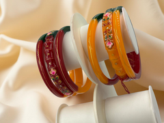 22k Lightweight Gold Bangle Variya Set