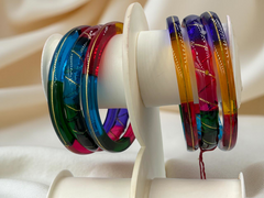 22k Lightweight Gold Bangle Variya Set