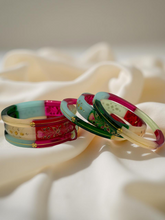 Exquisite 22k Gold Designer Bangle Set (6 Pcs)