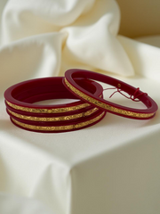 22k Gold Chip Chudi Bangles - Crafted for Daily Luxury & Timeless Elegance 4 Pcs