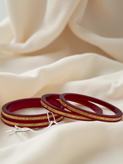 22k Gold Chip Chudi Bangles - Crafted for Daily Luxury & Timeless Elegance 4 Pcs