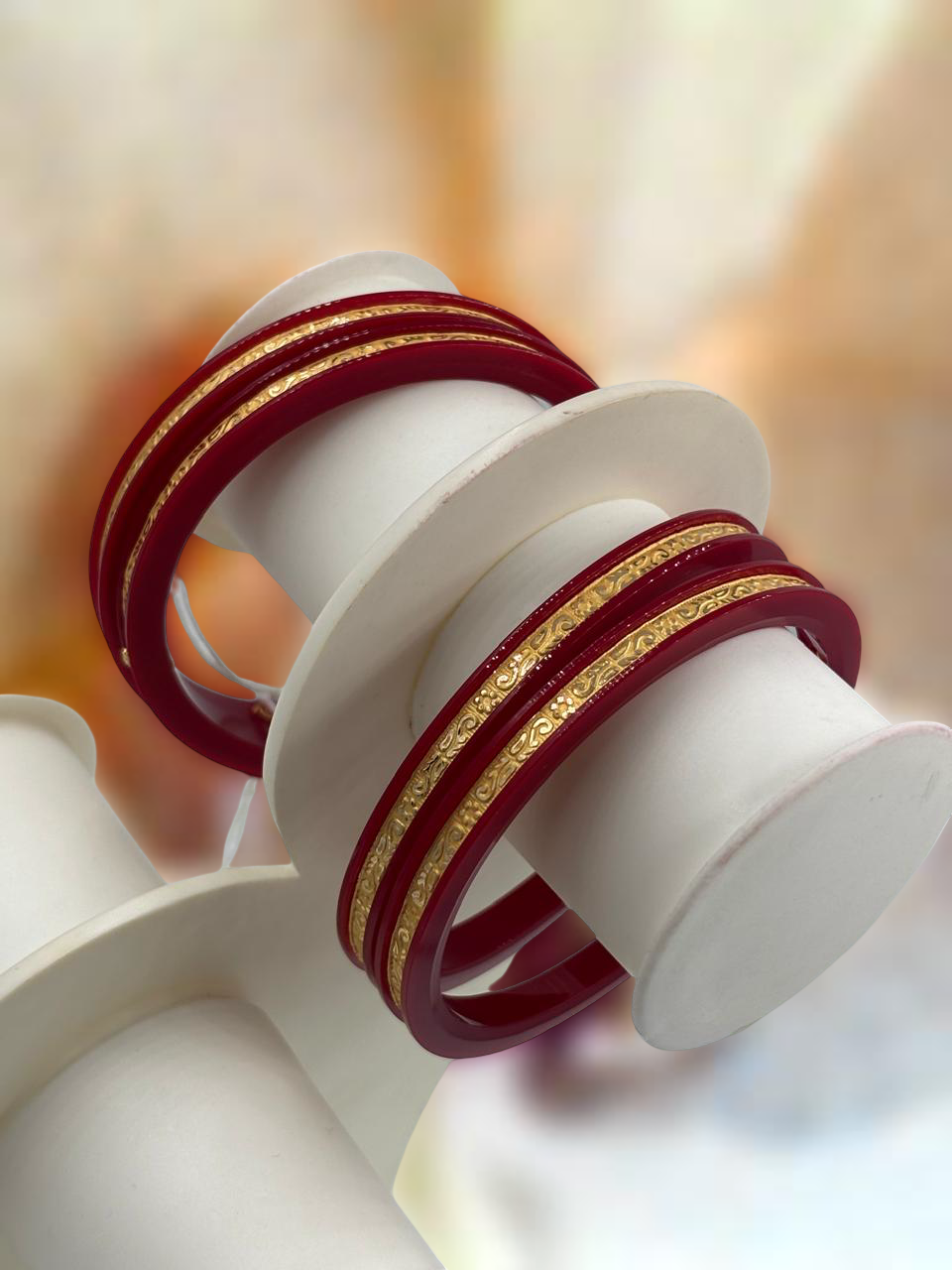 22k Gold Chip Chudi Bangles - Crafted for Daily Luxury & Timeless Elegance 4 Pcs