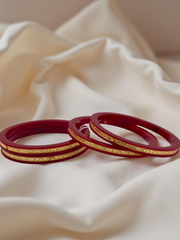 22k Gold Chip Chudi Bangles - Crafted for Daily Luxury & Timeless Elegance 4 Pcs
