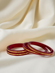 22k Gold Chip Chudi Bangles - Crafted for Daily Luxury & Timeless Elegance 4 Pcs