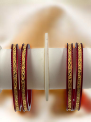 22k Gold Chip Chudi Bangles - Crafted for Daily Luxury & Timeless Elegance 4 Pcs