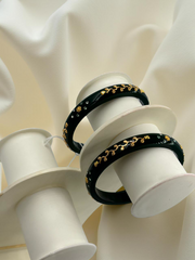 Exquisite Elegance: 22K Gold Fancy Teliya Lightweight Bangles (Set of 2)