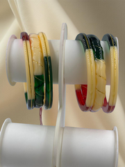 22k Lightweight Gold Bangle Variya Set