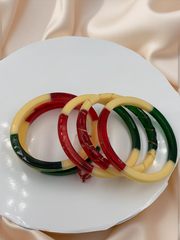 22k Lightweight Gold Bangle Variya Set