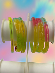 22k Lightweight Gold Bangle Variya Set