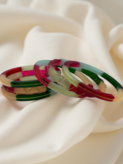 22k Lightweight Gold Bangle Variya Set