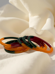 22k Lightweight Gold Bangle Variya Set