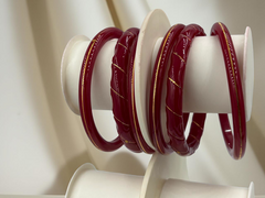 22k Lightweight Gold Bangle Variya Set