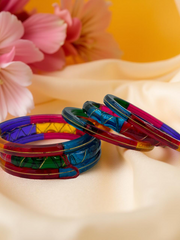 22k Lightweight Gold Bangle Variya Set