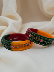 22k Lightweight Gold Bangle Variya Set