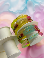 Exquisite 22k Gold Designer Bangle Set (6 Pcs)