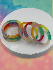 Exquisite 22k Gold Designer Bangle Set (6 Pcs)